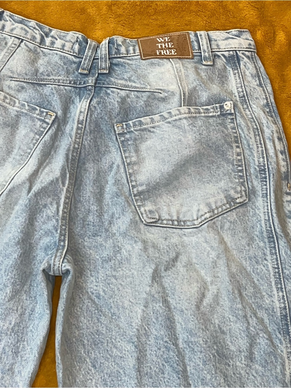 We The Free Light Blue Wide Leg Jeans - Picture 8 of 8